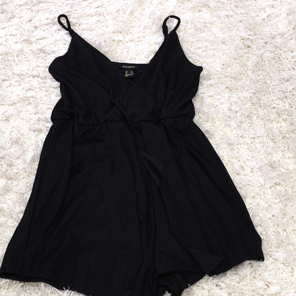 REVAMPE black silky romper (size m) - Picture 1 of 2